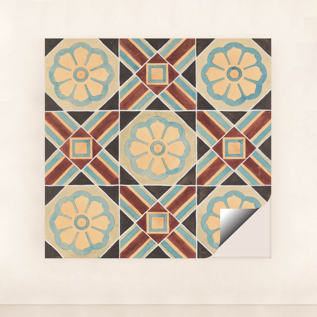 Tile Design (1880–99) by Frederick Krieg - Peeliez