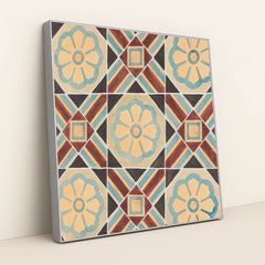 Tile Design (1880–99) by Frederick Krieg - Silver Frame Stretchiez