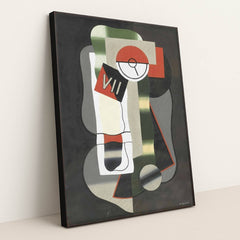 Time (1929) by Georges Valmie - Black Frame Stretchiez