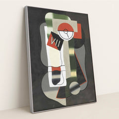 Time (1929) by Georges Valmie - Silver Frame Stretchiez