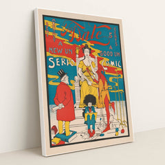 To Date. A new un serio, a good un comic (1895) by Everett E. Lowry - White Frame Stretchiez