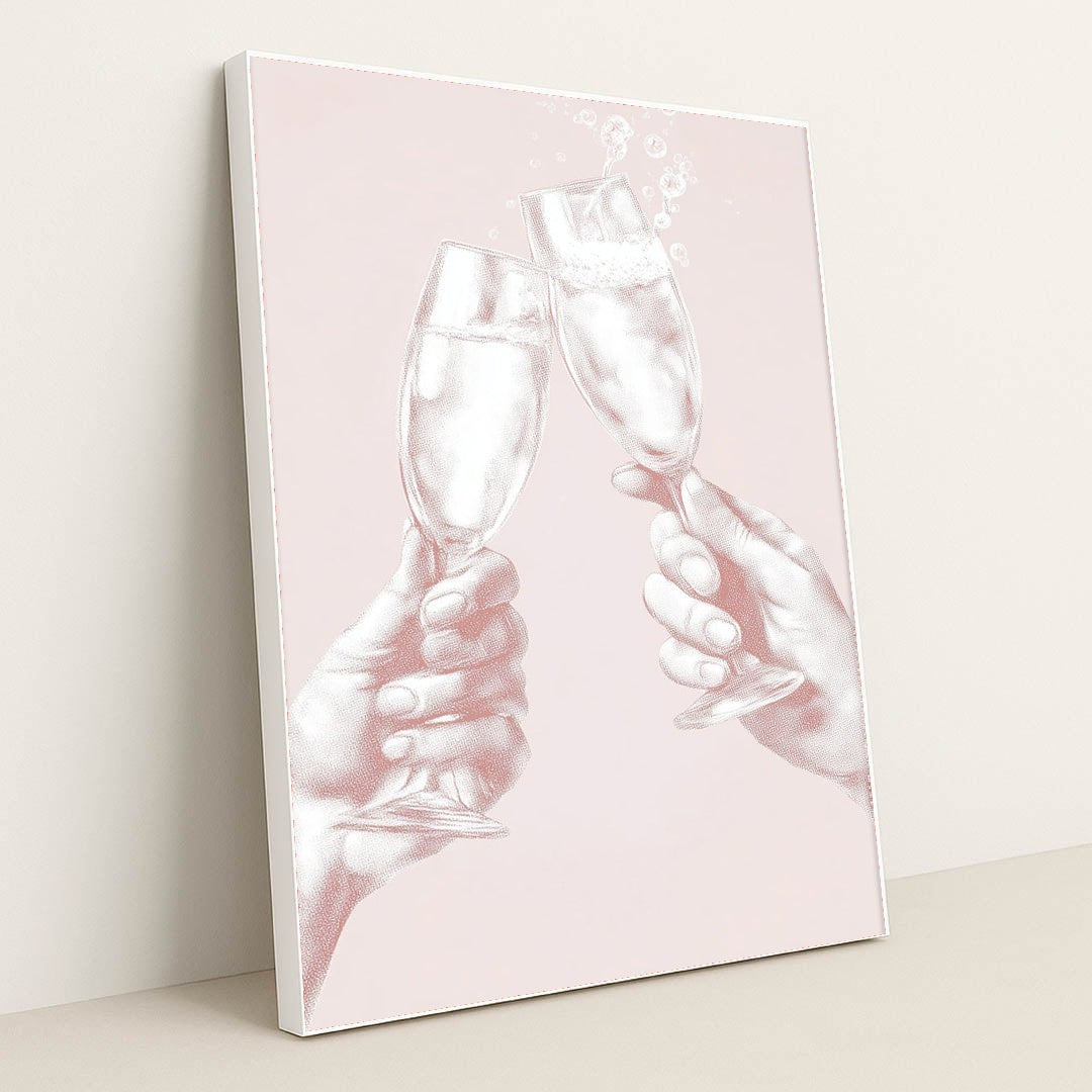 Toast to Simplicity by Lila Thorne - White Frame Stretchiez