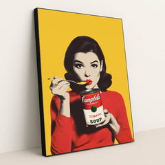 Tomato Soup & Red Lips by CB Designs - Black Frame Stretchiez