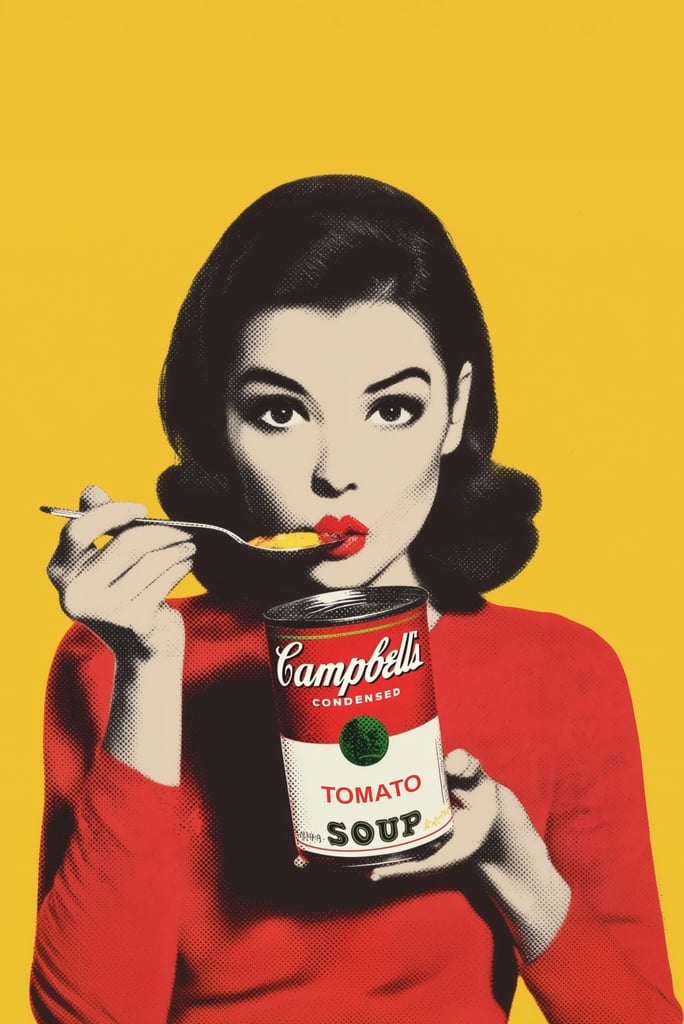 Tomato Soup & Red Lips by CB Designs