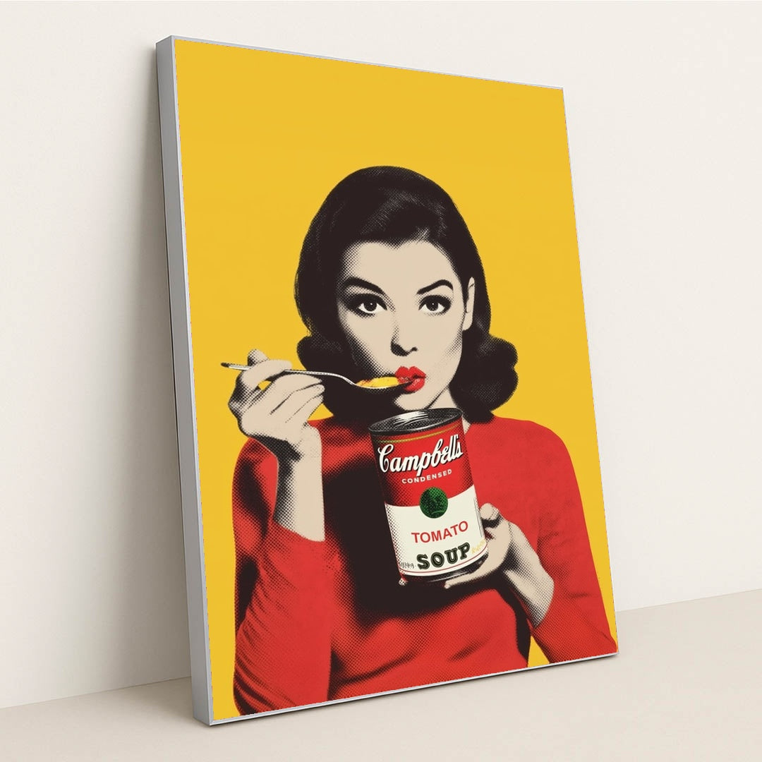 Tomato Soup & Red Lips by CB Designs - Silver Frame Stretchiez