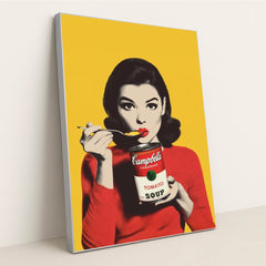 Tomato Soup & Red Lips by CB Designs - Silver Frame Stretchiez
