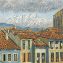 Darío de Regoyos - Rentería and the mountains ofAya