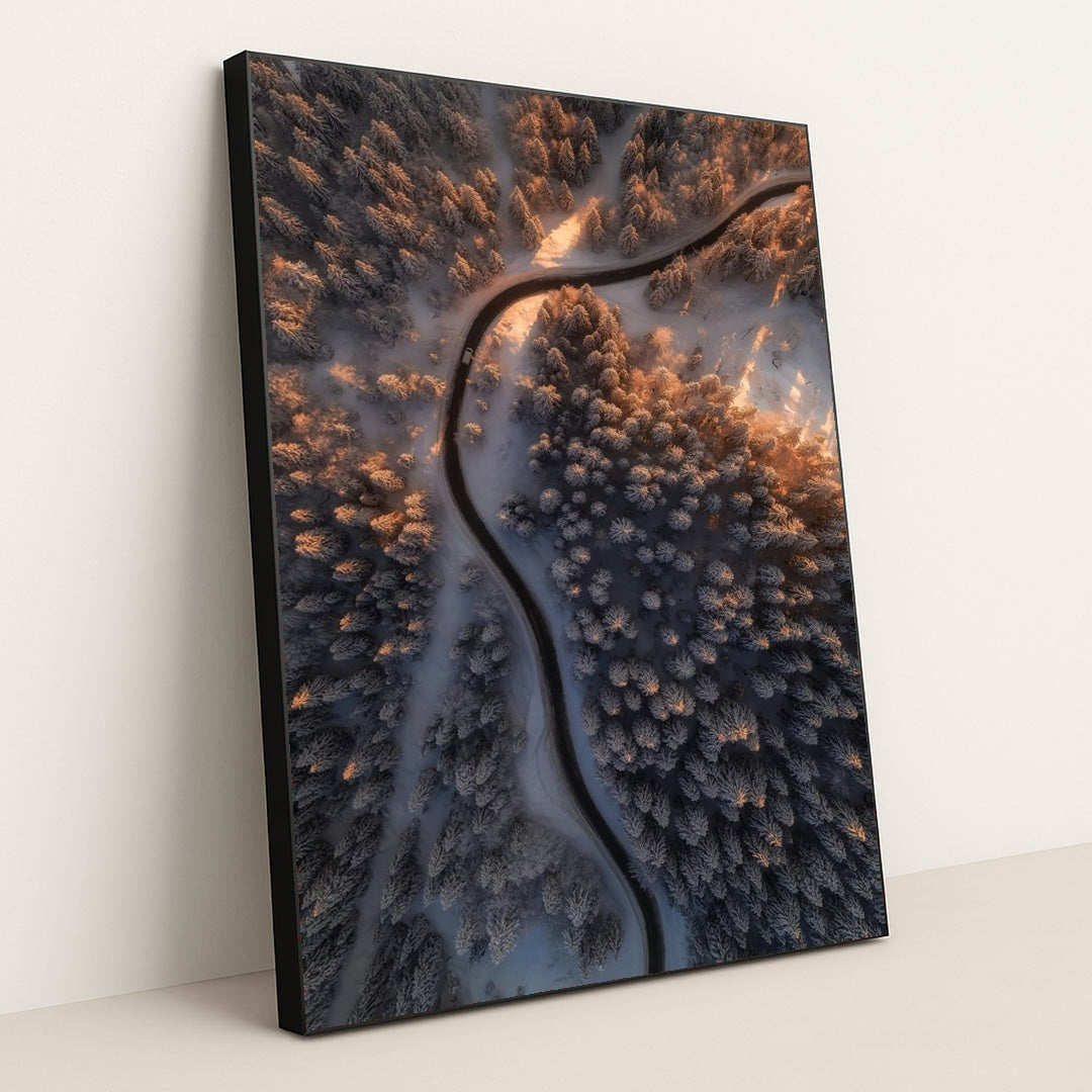 Tracing Silence by Ales Krivec - Black Frame Stretchiez