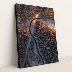 Tracing Silence by Ales Krivec - Black Frame Stretchiez