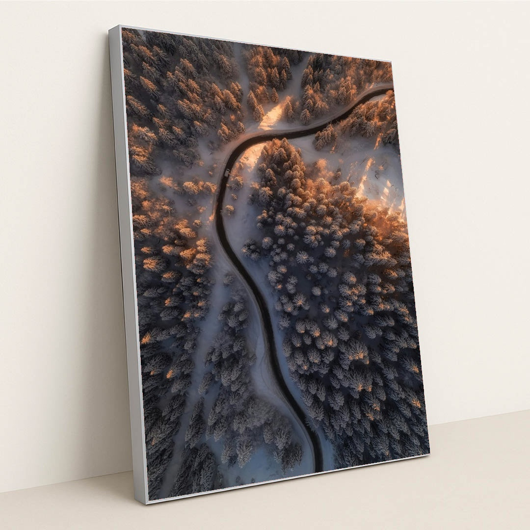 Tracing Silence by Ales Krivec - Silver Frame Stretchiez