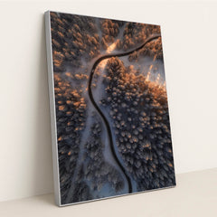 Tracing Silence by Ales Krivec - Silver Frame Stretchiez