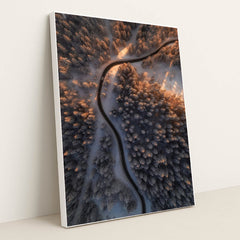 Tracing Silence by Ales Krivec - White Frame Stretchiez