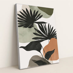 Tropical Silhouette by Bailey Adams - Silver Frame Stretchiez