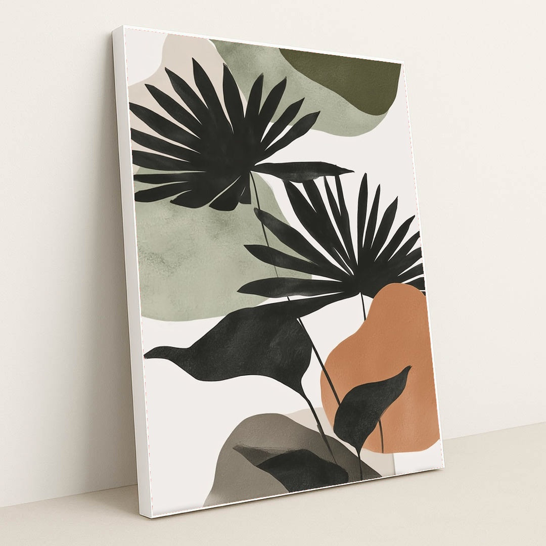 Tropical Silhouette by Bailey Adams - White Frame Stretchiez