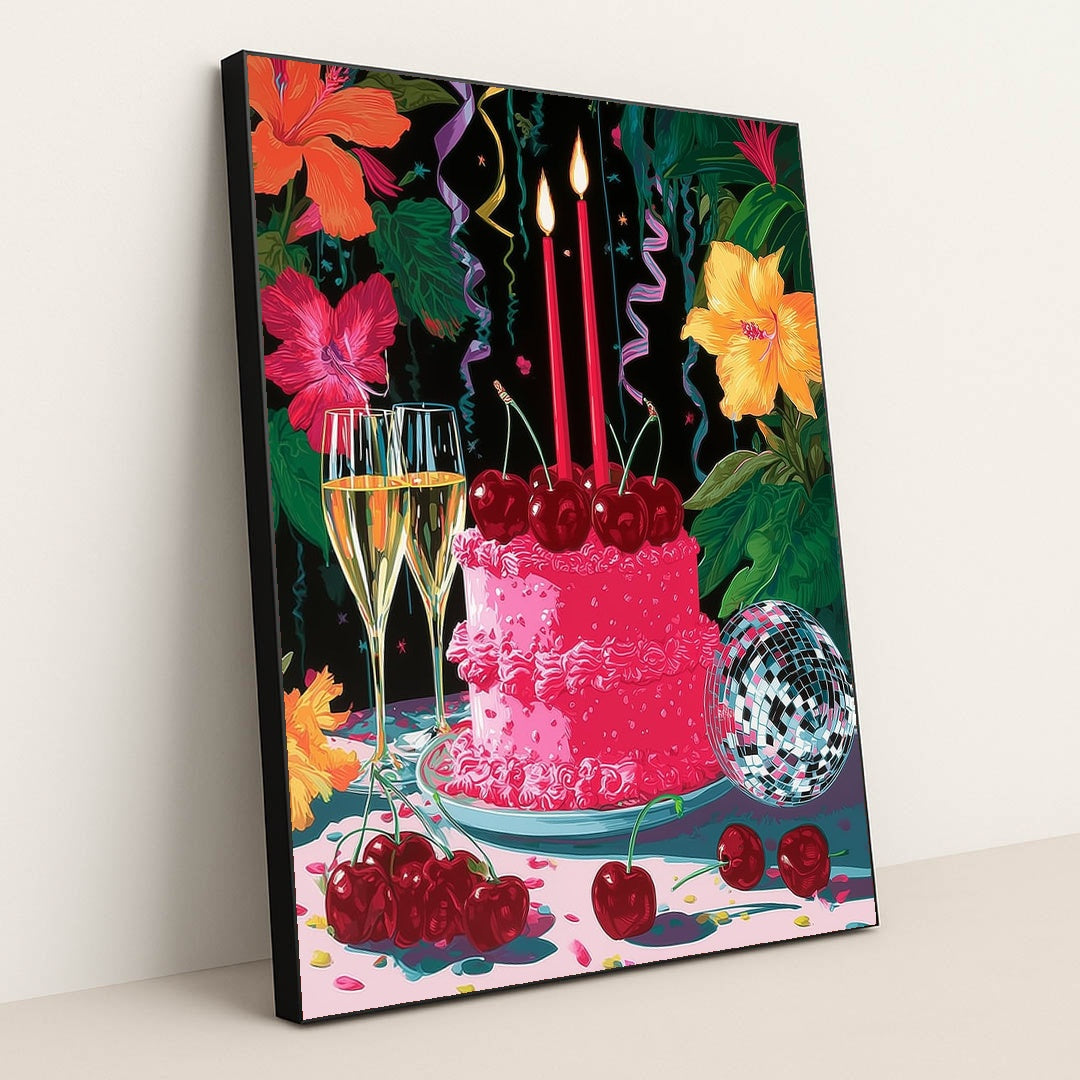 Tropical Toast by Riot & Bloom - Black Frame Stretchiez