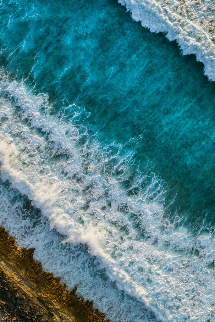Turquoise Ocean Waves by Shifaaz shamoon