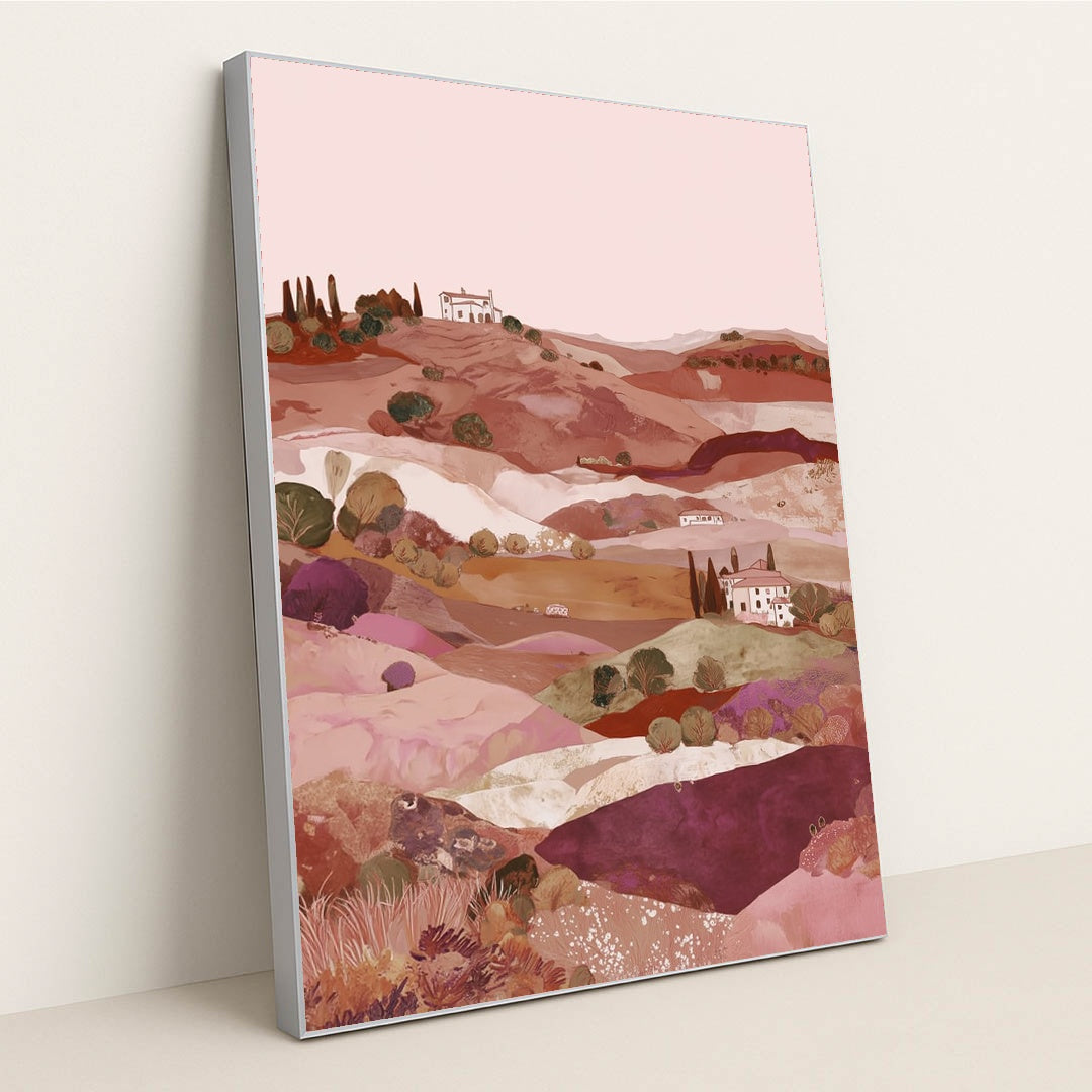 Tuscan Hues by Sarah Jones - Silver Frame Stretchiez