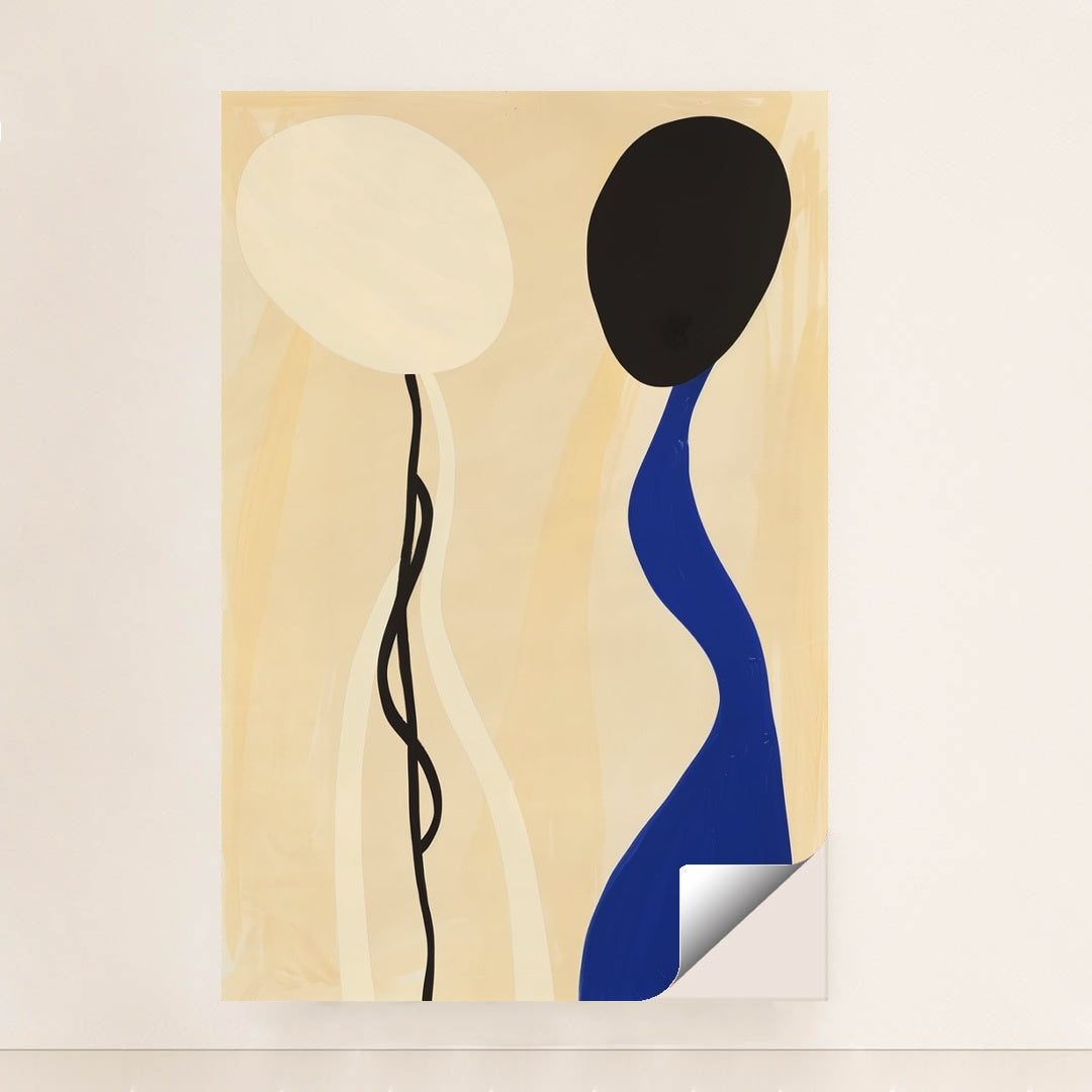 Two Figures in Passing by Wall Gusto™ - Peeliez