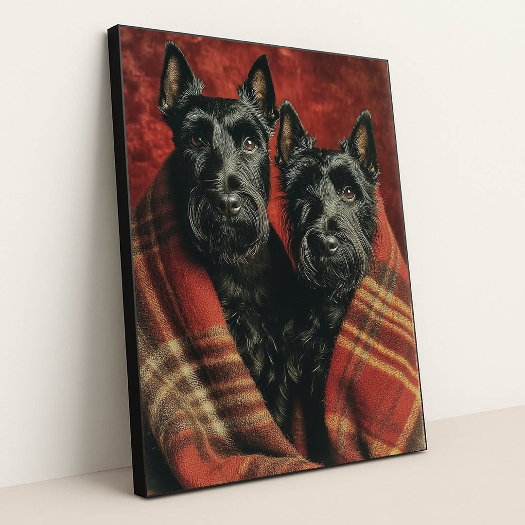 Under the Plaid by Jessica A - Black Frame Stretchiez