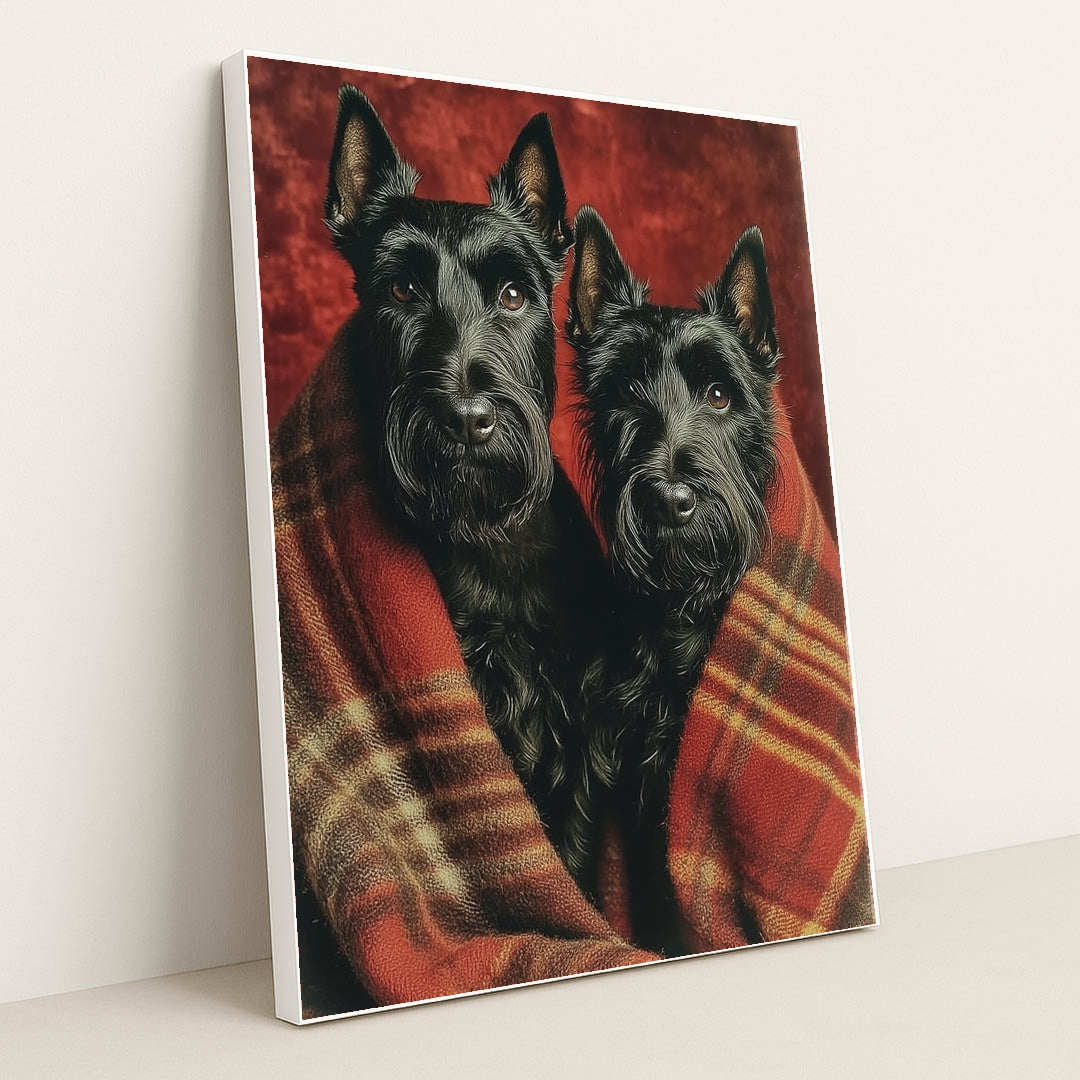 Under the Plaid by Jessica A - White Frame Stretchiez
