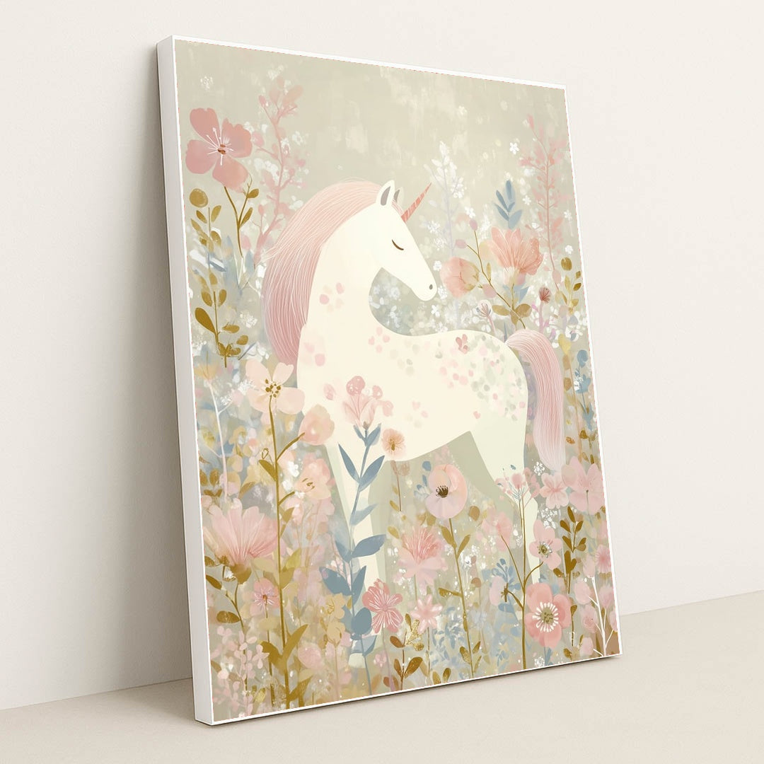 Unicorn's Secret Spring by Melissa King - White Frame Stretchiez