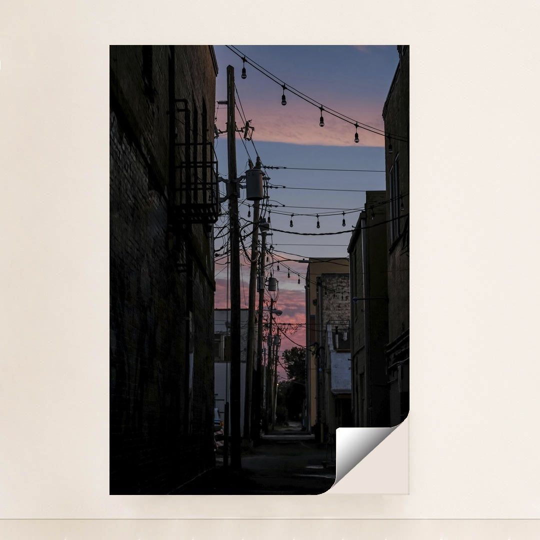 Urban Alleyway at Sunset by Connor McManus - Peeliez