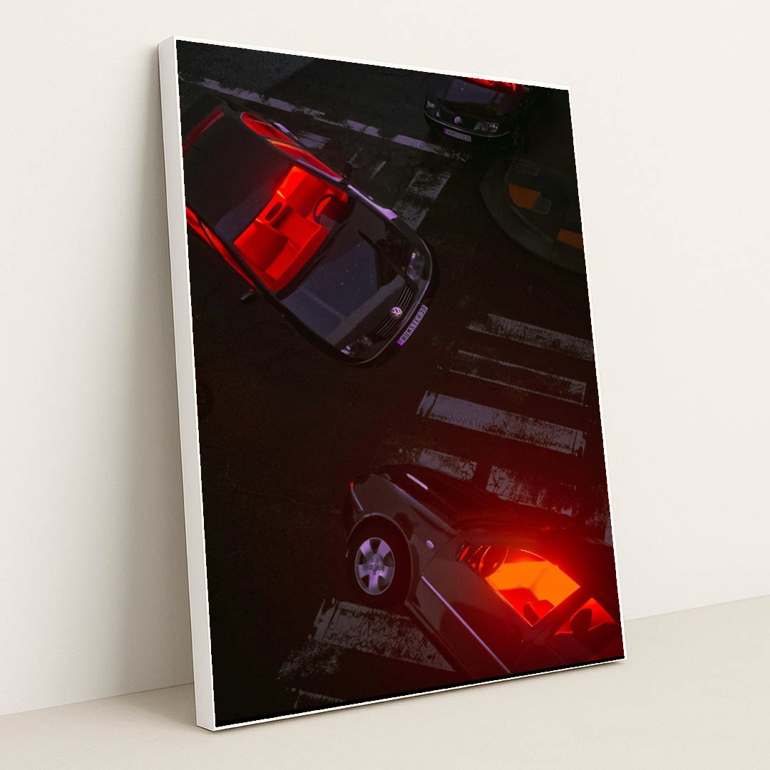 Urban Eclipse by Cash Macanaya - White Frame Stretchiez