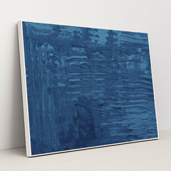 Vibrant Blue Texture by Steve Johnson - White Frame Stretchiez