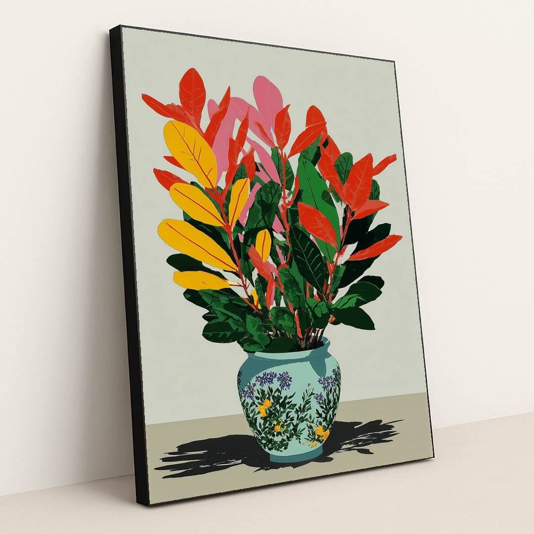 Garden Pot by Wall Gusto™ - Black Frame Stretchiez