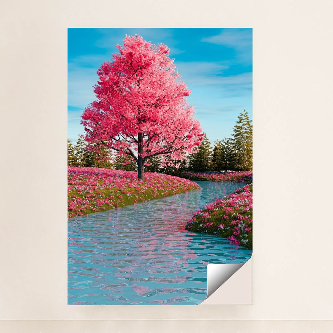 Cherry Tree by the Stream by A Chosen Soul - Peeliez