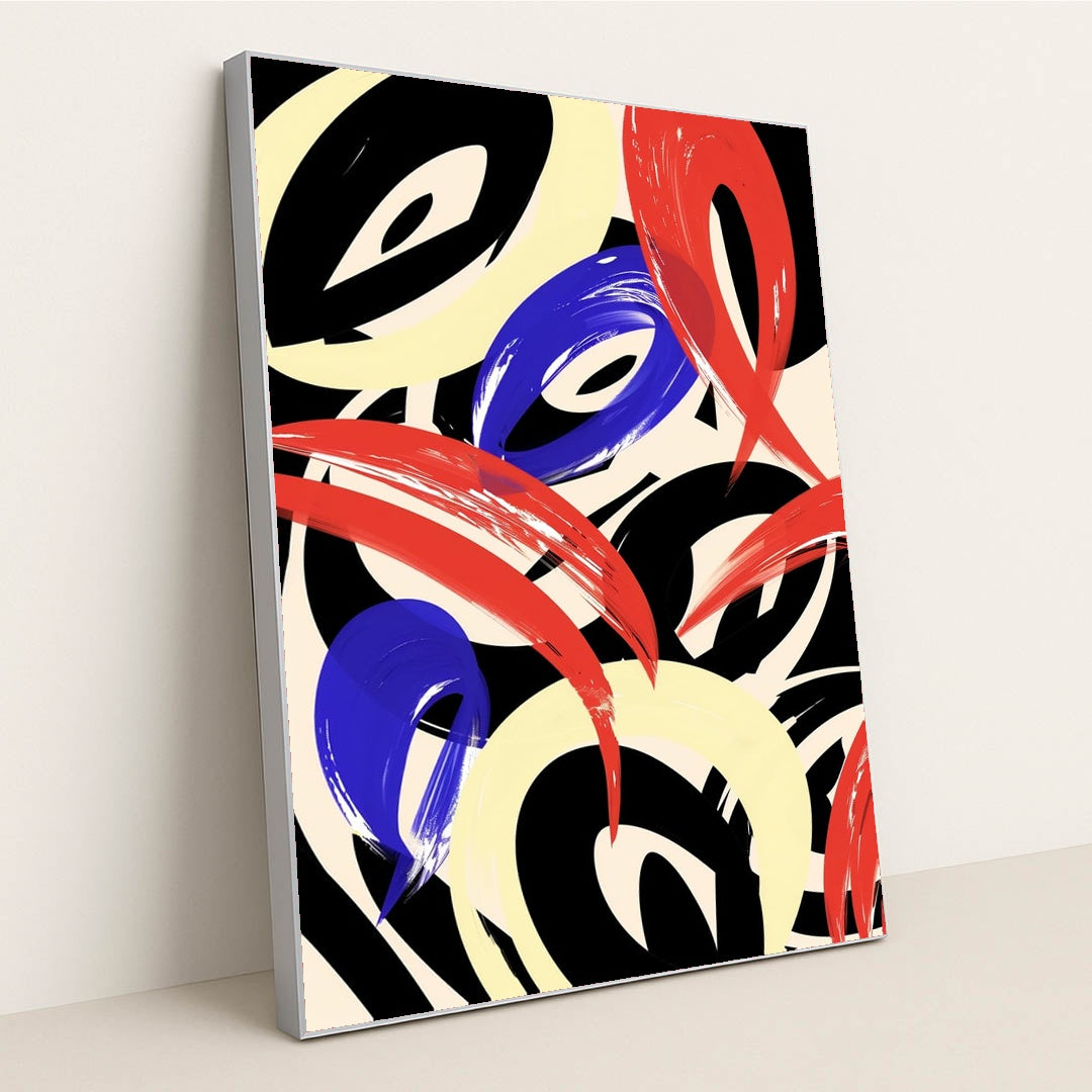 Pulse Arcs by Wall Gusto™ - Silver Frame Stretchiez