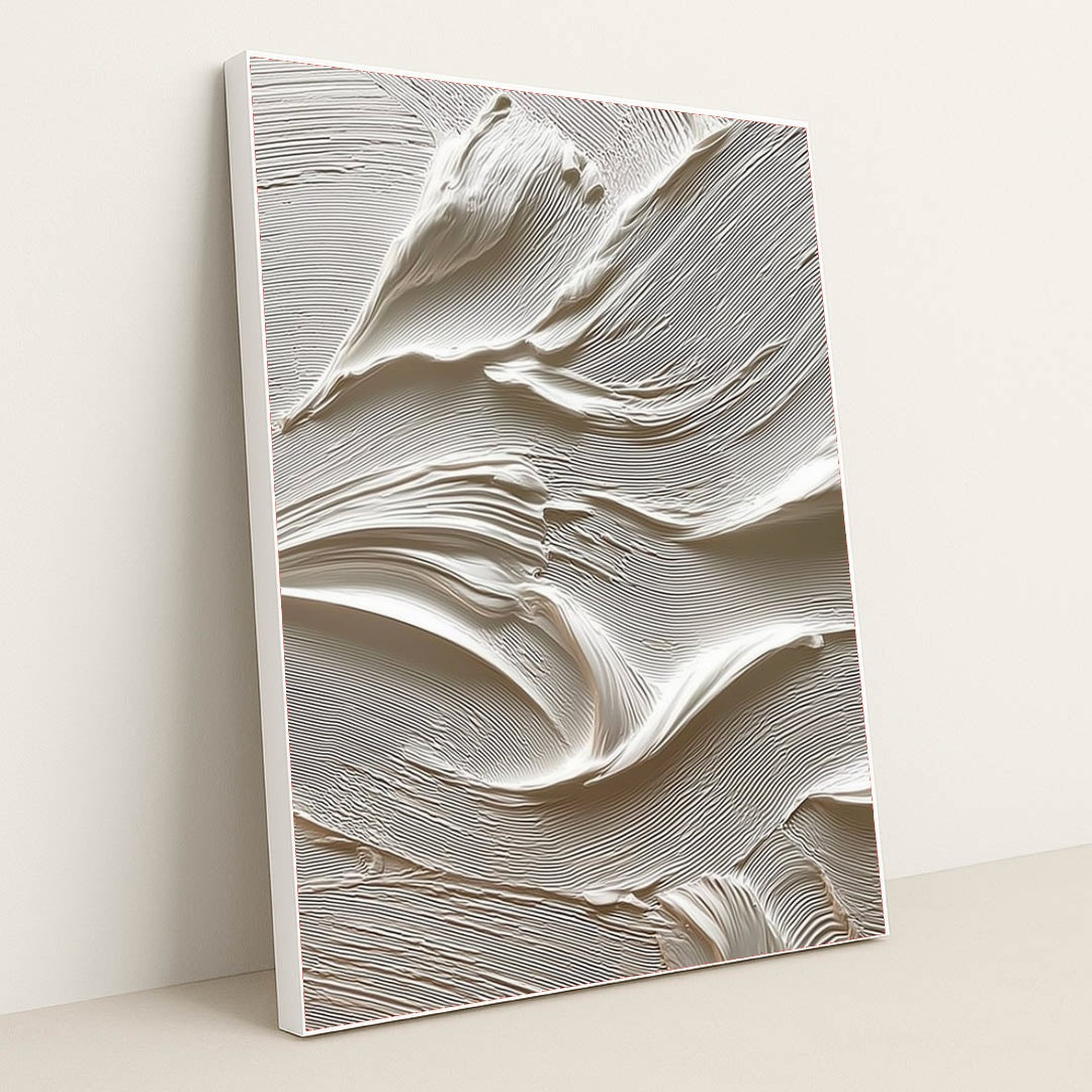 Vibrations in Vellum by Celeste - White Frame Stretchiez