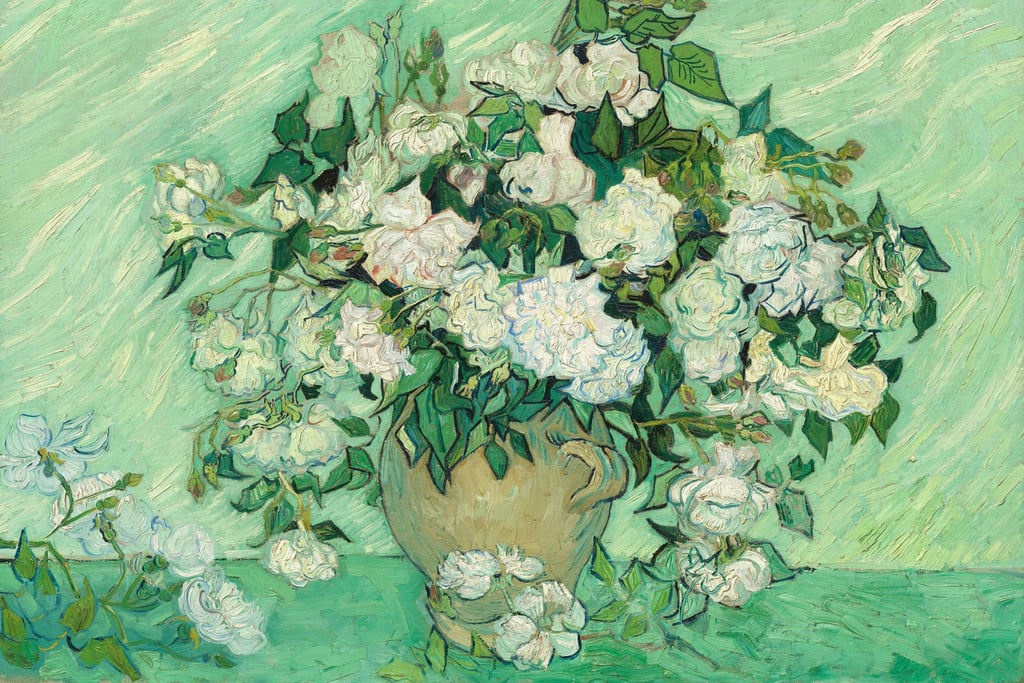 Roses 1890 by Vincent van Gogh