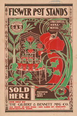 Flower pot stands sold here. (1895) by Illinois Engraving Co