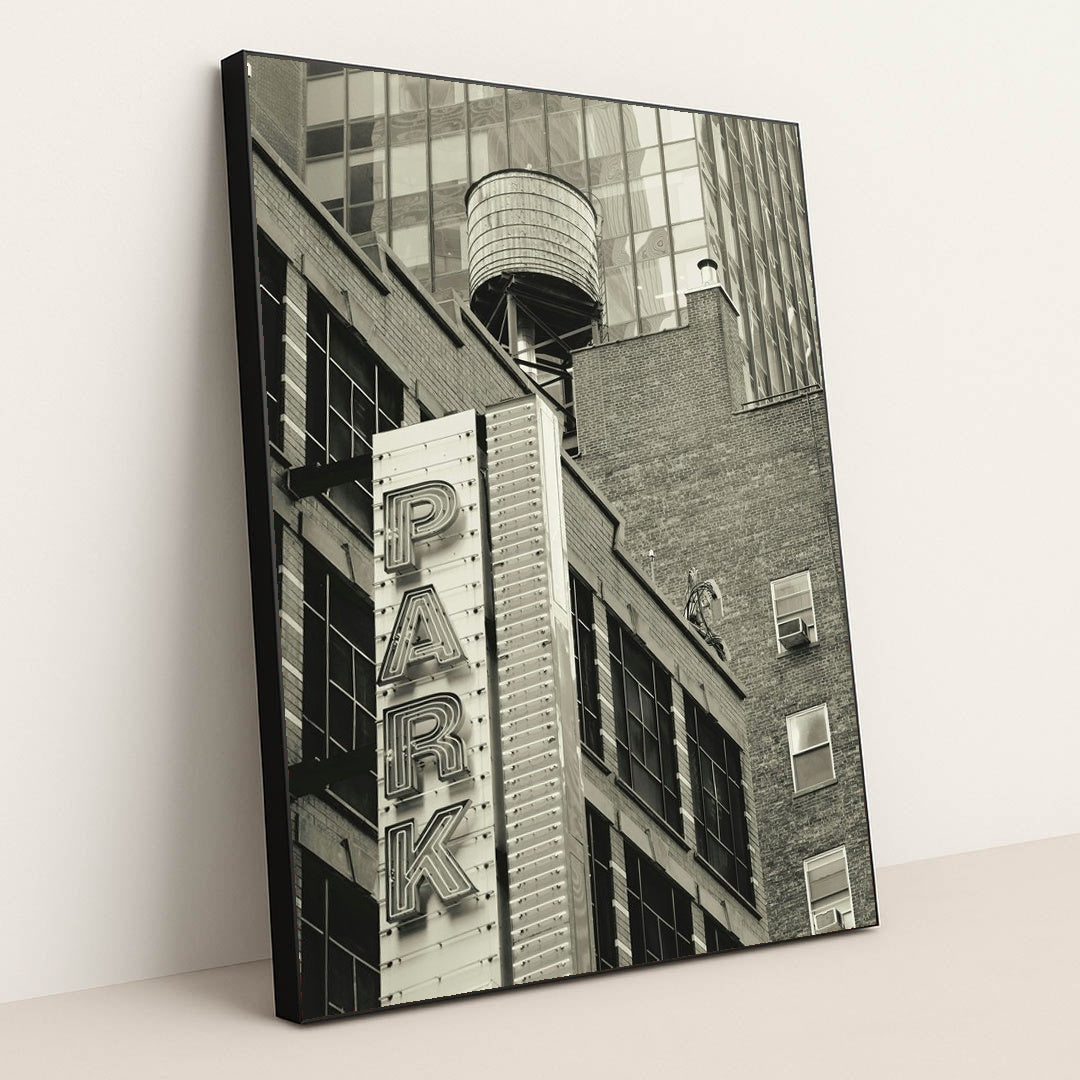 Vintage Industrial Charm in NYC by _ Whittington - Black Frame Stretchiez