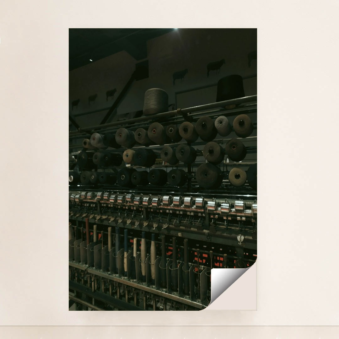 Vintage Textile Machine in Dark Ambiance by Melike Baran - Peeliez