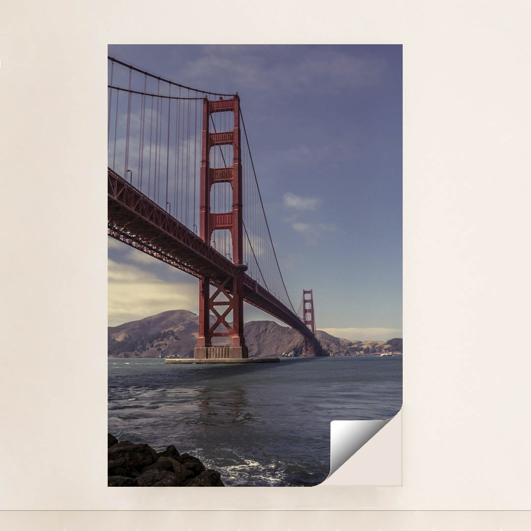 Golden Gate Bridge Over San Francisco Bay by Ignacio Palés - Peeliez