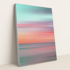 Hawaiian Sunset Motion Blur by Jess Loiterton - Silver Frame Stretchiez