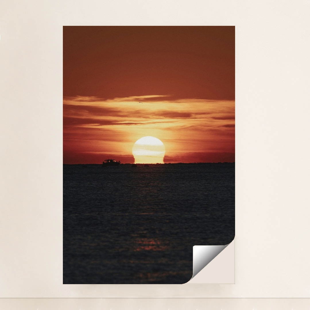 Istanbul Sunset Over the Sea by Tolga Ahmetler - Peeliez