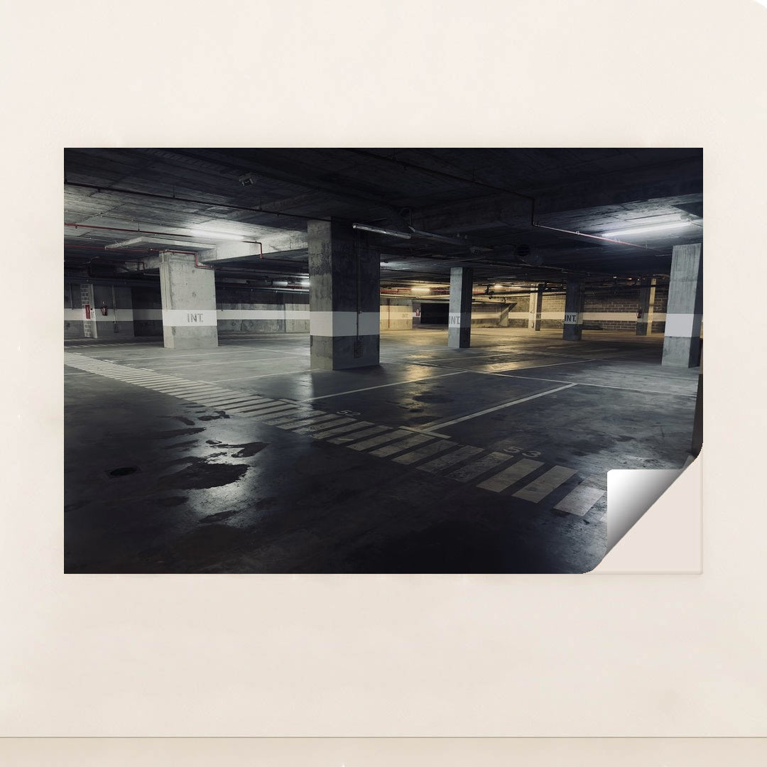 Moody Underground Parking Garage by Pedro Dias - Peeliez