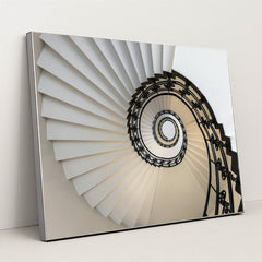 Ascending Spirals by Wolfgang Weiser - Silver Frame Stretchiez