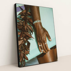 Surfboard Elegance by Jess Loiterton - Black Frame Stretchiez