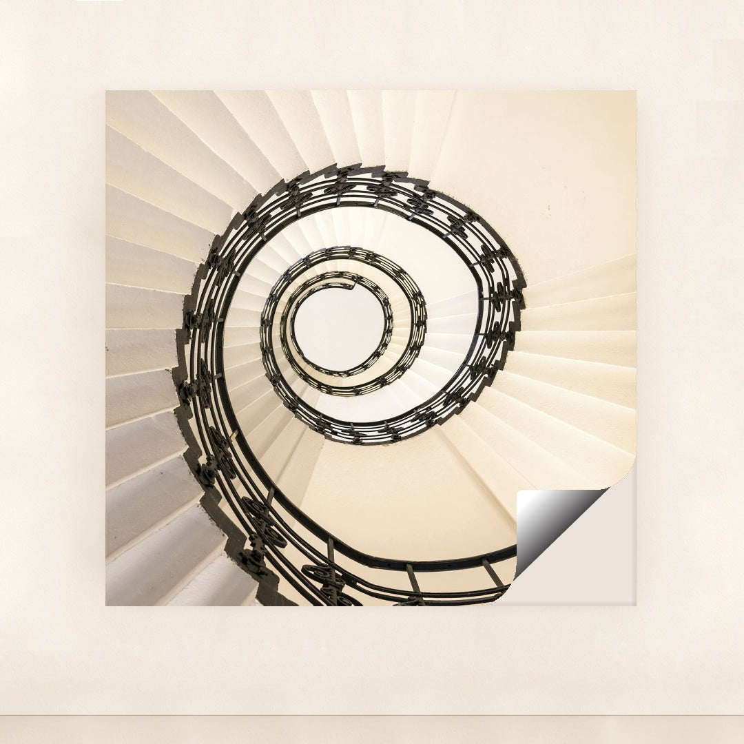 Elegant Spiral Staircase in Hamburg by Wolfgang Weiser - Peeliez