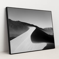 California Desert Sand Dunes by Jeremy Bishop - Black Frame Stretchiez
