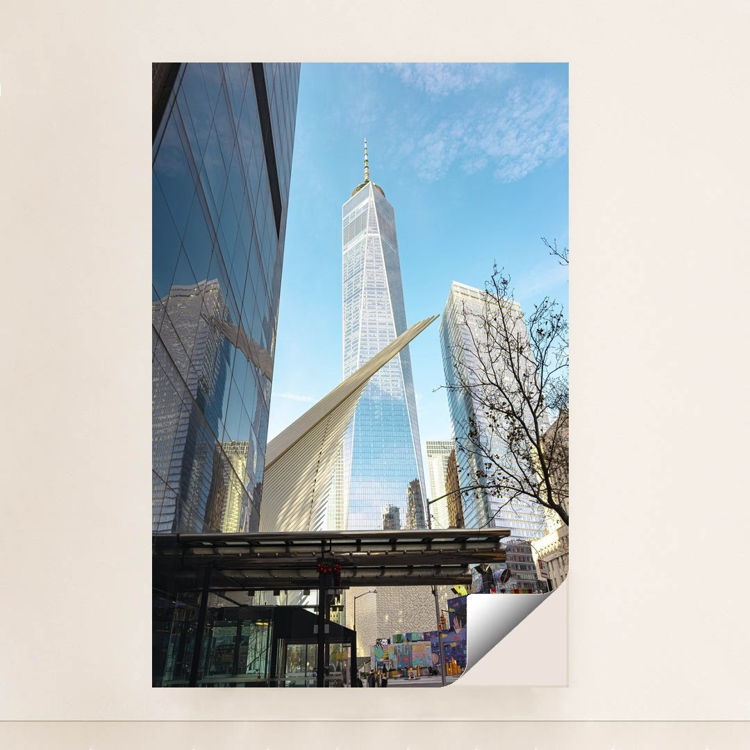 One World Trade Center Skyline by Supreme From Queens - Peeliez