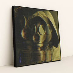 Eerie Vintage Gas Mask by Furkan AYDİLEK - Black Frame Stretchiez
