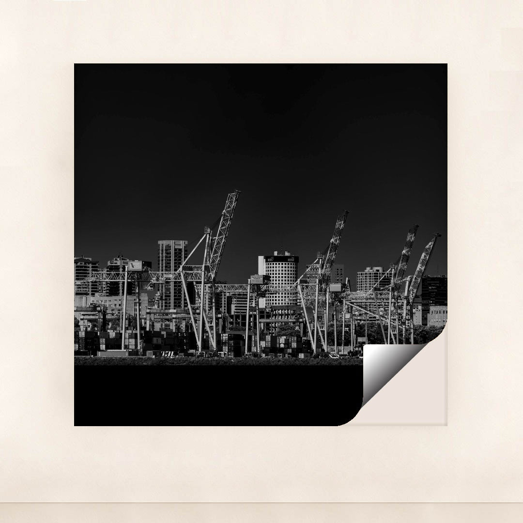Urban Harbor in Black and White by Pablo Picardi Photography - Peeliez