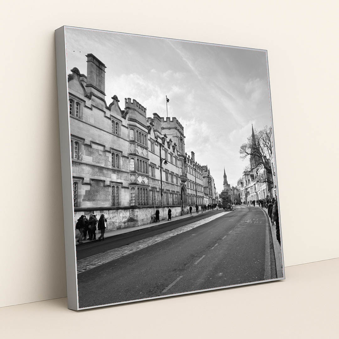Victorian Architecture in Oxford by Al Rashed - Silver Frame Stretchiez