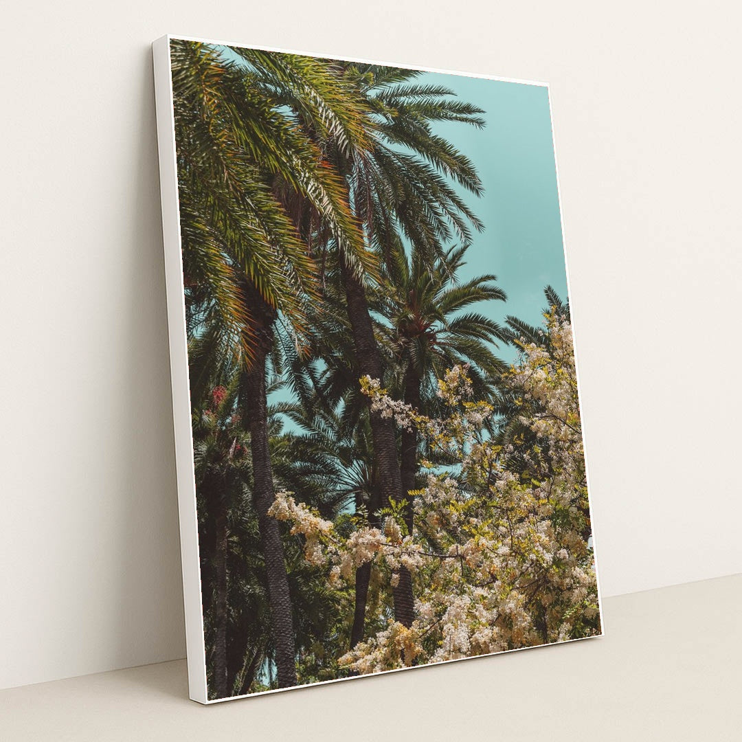 Tropical Paradise by Jess Loiterton - White Frame Stretchiez
