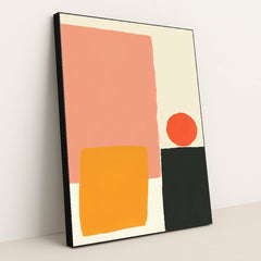 Warm Blocks by Wall Gusto™ - Black Frame Stretchiez